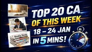 🔥 Top 20 Current Affairs (17-24 Jan 2025): Don&rsquo;t Miss These Important Updates!,  | For Upcoming Exam