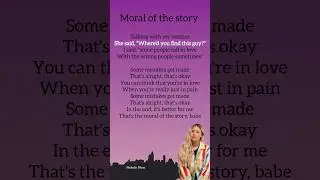 Ashe - Moral of the story (lyrics) #song #lyrics #moralofthestory