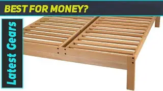 KD Frames Nomad Platform Bed Best Wooden Bed Frame for Durability