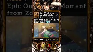 Epic One-Slash Moment from Zoro!