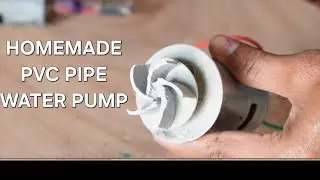 Homemade Water pump from pvc pipe