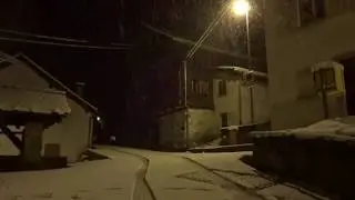 Calpiogna 1150 m slm - Switzerland - Ticino - Leventina snowing