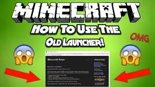 How To Use The OLD Minecraft Launcher! (READ DESCRIPTION) |OLD|