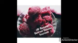 2 in 1, 3 Ingredient Beetroot Banana Ice cream & Beetroot Banana Sweet Pachadi ( Recipe # 186)