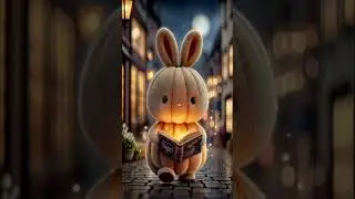Halloween is coming 🎃 #aiart #cute #viral #fantasy #animal #relaxing #bunny #adventure #halloween