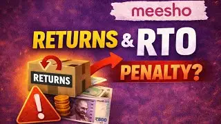 Why Returns Happen in Meesho? 🥺 | RTO, Return Charges & Tips ✨