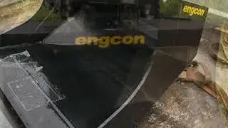 The brand new Engcon GB04 grading bucket.