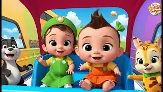 Game Baby Fell from the Bus | Funny and Cute Kids Nursery Rhyme Animation
