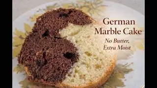 Cream-Based German Marble Cake (Marmorkuchen) | No Butter, Extra Moist