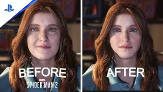 Marvel's Spider-Man 2 PC New MJ Face Rework Upgrade & Bubniak's Peter Face Mod Scenes