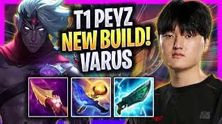 T1 PEYZ TRIES NEW VARUS BUILD! - T1 Peyz Plays Varus ADC vs Aphelios! | Season 2026
