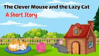 The Clever Mouse and the Lazy Cat | Short Moral Story for Kids