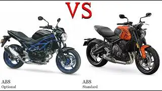 Suzuki SV 650 vs Triumph Trident 660 Test specification comparison
