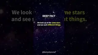 Deep Fact: The Beauty of Perspective: How We See Different Things in the Same Stars