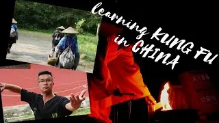 Learning KUNG FU at a temple in China