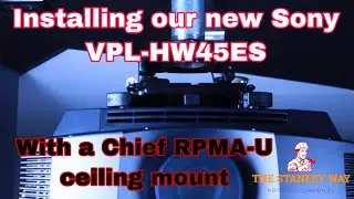 Установка крепления Sony VPL-HW45ES/Chief!
