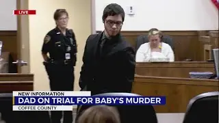 Young father on trial for baby's murder in Tennessee