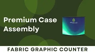 Medium Podium Kit | Fabric Graphic | Tension Fabric | Premium Case | Ace Displays