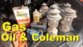 Coleman Lanterns &bull; Porcelain Sign &bull; Gas & Oil &bull; Let's Go To Work!