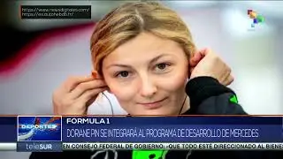DORIANE PIN Se integrara al programa de desarrollo de la Escuderia Mercedes AMG-F1
