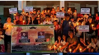 𝐒𝐨𝐥𝐢𝐝𝐚𝐫𝐢𝐭𝐲 𝐂𝐚𝐧𝐝𝐥𝐞 𝐋𝐢𝐠𝐡𝐭𝐢𝐧𝐠 𝐇𝐞𝐥𝐝 𝐢𝐧 𝐂𝐡𝐮𝐫𝐚𝐜𝐡𝐚𝐧𝐝𝐩𝐮𝐫 𝐟𝐨𝐫 𝐍𝐚𝐦𝐛𝐨𝐥 𝐀𝐦𝐛𝐮𝐬𝐡 𝐕𝐢𝐜𝐭𝐢𝐦𝐬