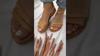 Brown Leather Sandals Greek, Gladiator Sandals, Summer Shoes
