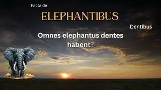 Factum de Elephante 7 - Omnes elephantus dentes habent?