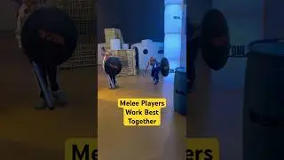 Melee Players Work Best Together!   #shorts #nerf #melee #battletag