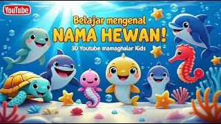 LIVE! Seru Belajar Nama HEWAN LENGKAP Hewan Laut, Air, Serangga & Lainnya | Edukasi Anak PAUD (149)