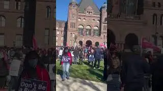 CUPE protest 2022,Queens park
