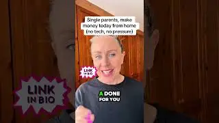 Single parents&mdash;this is your chance to make money today from home with support, kindness, and a