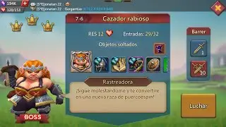 Lords Mobile - Ganamos la Etapa &Eacute;lite 7-6 Cazador Rabioso!!