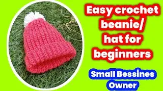 Easy & fast crochet baby hat/crochet beanie/crochet for absolute beginners | Step By Step Tutorial