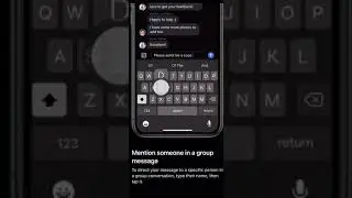 iPhone Hacks - Mention Someone In A Group Message