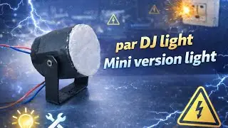 how to make mini DJ per light. in Bangla #scraper #promaker222 #poweradapter 