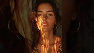Golden Veins of Light &ndash; Cinematic Golden Hour Portrait Photography