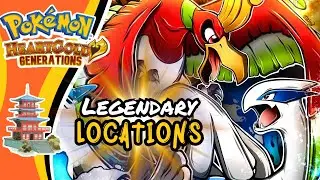 POKEMON HEARTGOLD GENERATIONS ALL LEGENDARIES
