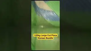 100kg Cut Piece Mix Korean Bundle Rs.27000  Whatsapp 03092518665 #explorekarachi #fashion #romper
