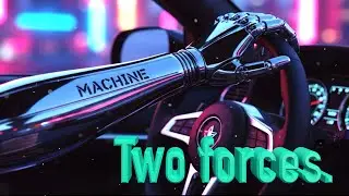 Power meets calm. Neon & Machine