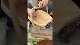 Product Link in Bio ( # 2340 ) ▶️ Foldable All-Natural Wooden Fruit Bowl