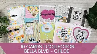 61 CARDS Total (I make 10) Collaboration w/Kristie Marcotte and Scrapbena Creations | Bella Blvd