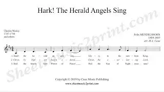 Hark! The Herald Angels Sing - D Major