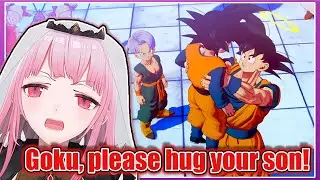 Calli Reaction to Goku Being Cold to Everyone in Dragon Ball Z Kakarot【Hololive EN】