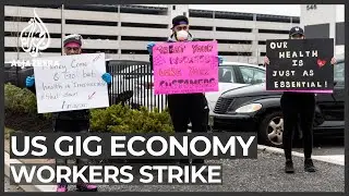US gig economy workers strike over COVID-19 protection and pay