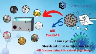 Dimxpert UV Sterilization/Disinfection box - UV Box designed to Kill Corona virus | Clean vegetables