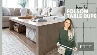 How I Built The Folsom Coffee Table For Less