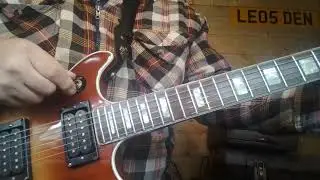 Hondo HD77OBS Genesis II Double cut Les Paul USA Dimarzio pickups
