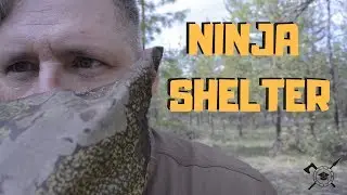 Emergency NINJA CAMPING shelter | Stealth camping like a wilderness boss