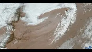 Satellite Imagery Captures Massive Dust Storm Sweep Across Great Plains