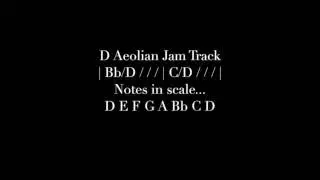 D Aeolian (Minor) Jam Track